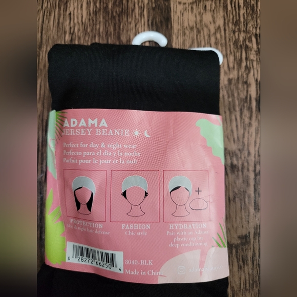 Adama Satin Lined Jersey Beanie - Picture 2 of 3